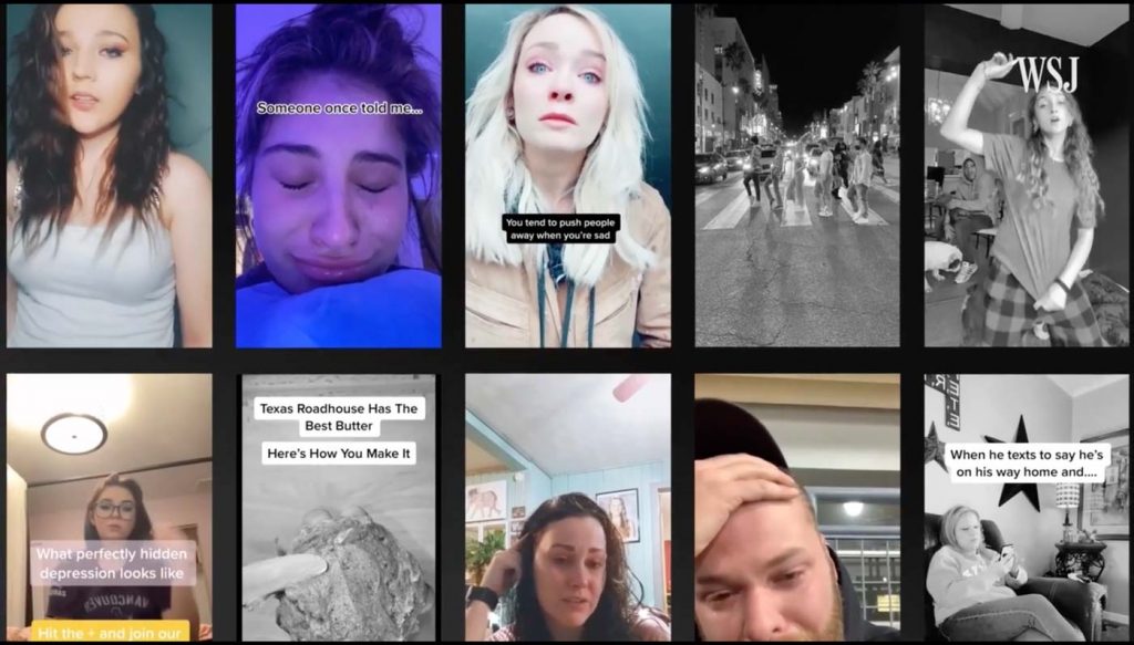 TikTok Depressive Content